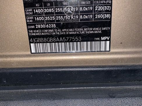 Used 2010 Mercedes-Benz ML 350 4MATIC image 2