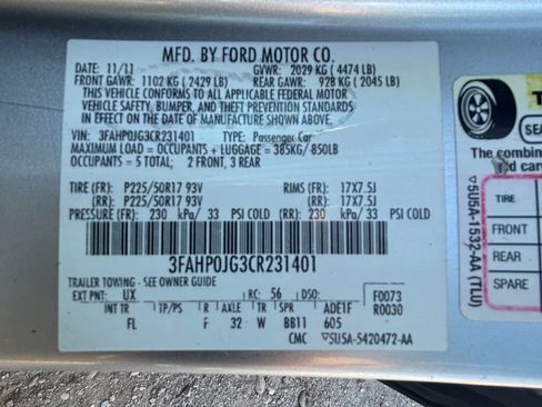 Used 2012 Ford Fusion SEL image 4