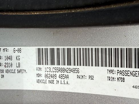 Used 2008 Chrysler Sebring Touring FWD image 10