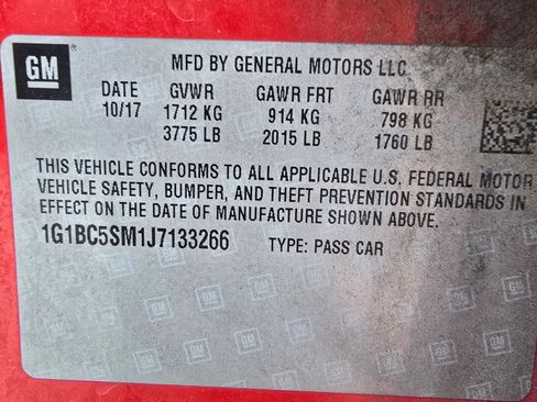 Used 2018 Chevrolet Cruze LS image 12