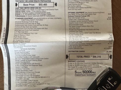 Used 2020 RAM 1500 Limited image 17