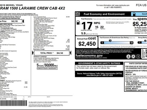 Used 2019 RAM 1500 Laramie image 15