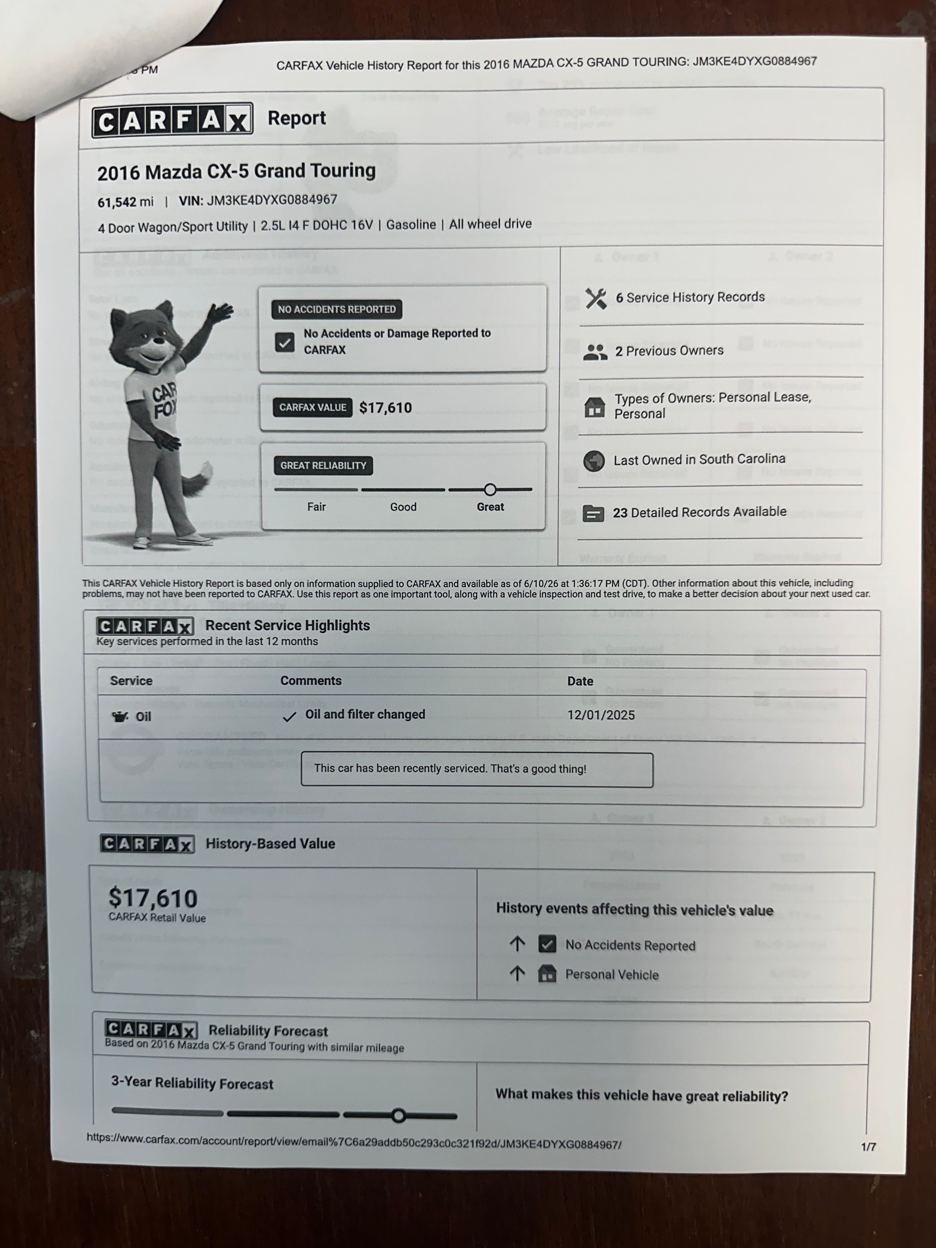 Used 2016 MAZDA CX-5 Grand Touring AWD/4WD image 19