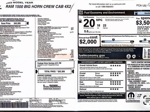 Used 2022 RAM 1500 Big Horn RWD image 14