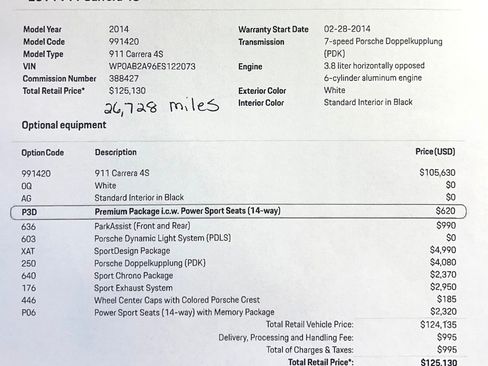 Used 2014 Porsche 911 Carrera 4S image 20