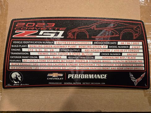 Used 2023 Chevrolet Corvette Stingray Preferred Cpe w/ Z51 Performance Package image 27