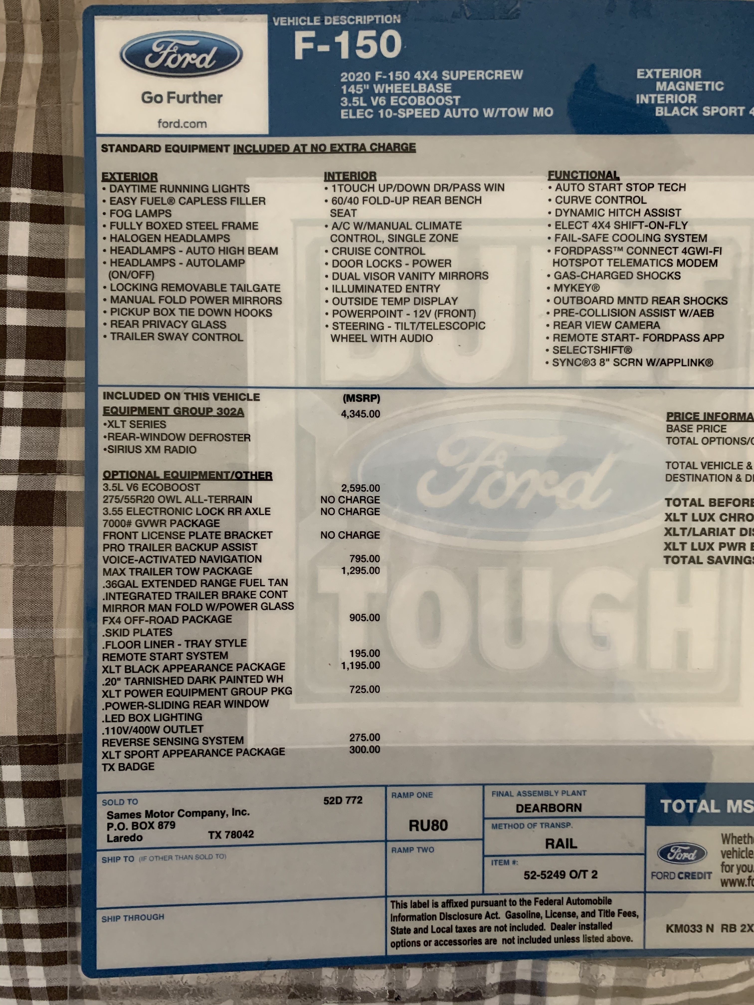Used 2020 Ford F150 XLT w/ Equipment Group 302A Luxury AWD/4WD image 20