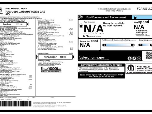 Used 2020 RAM 3500 Laramie w/ Night Edition image 12