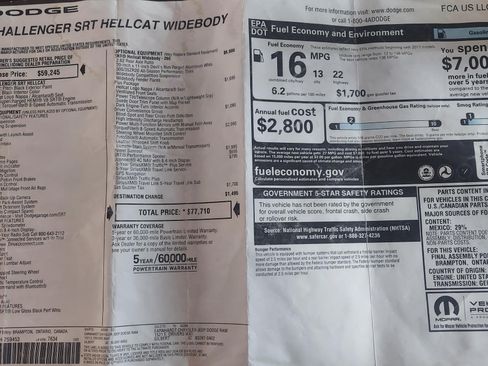 Used 2019 Dodge Challenger SRT Hellcat image 4