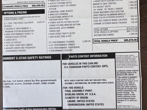 Used 2020 Chevrolet Corvette Stingray Preferred Conv w/ 2LT Preferred Equipment Group image 11