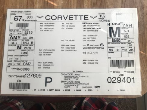 Used 2008 Chevrolet Corvette Convertible w/ Preferred Equipment Group RWD image 10