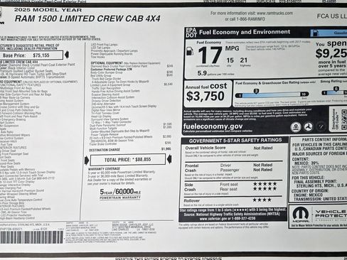 Used 2025 RAM 1500 Limited image 4