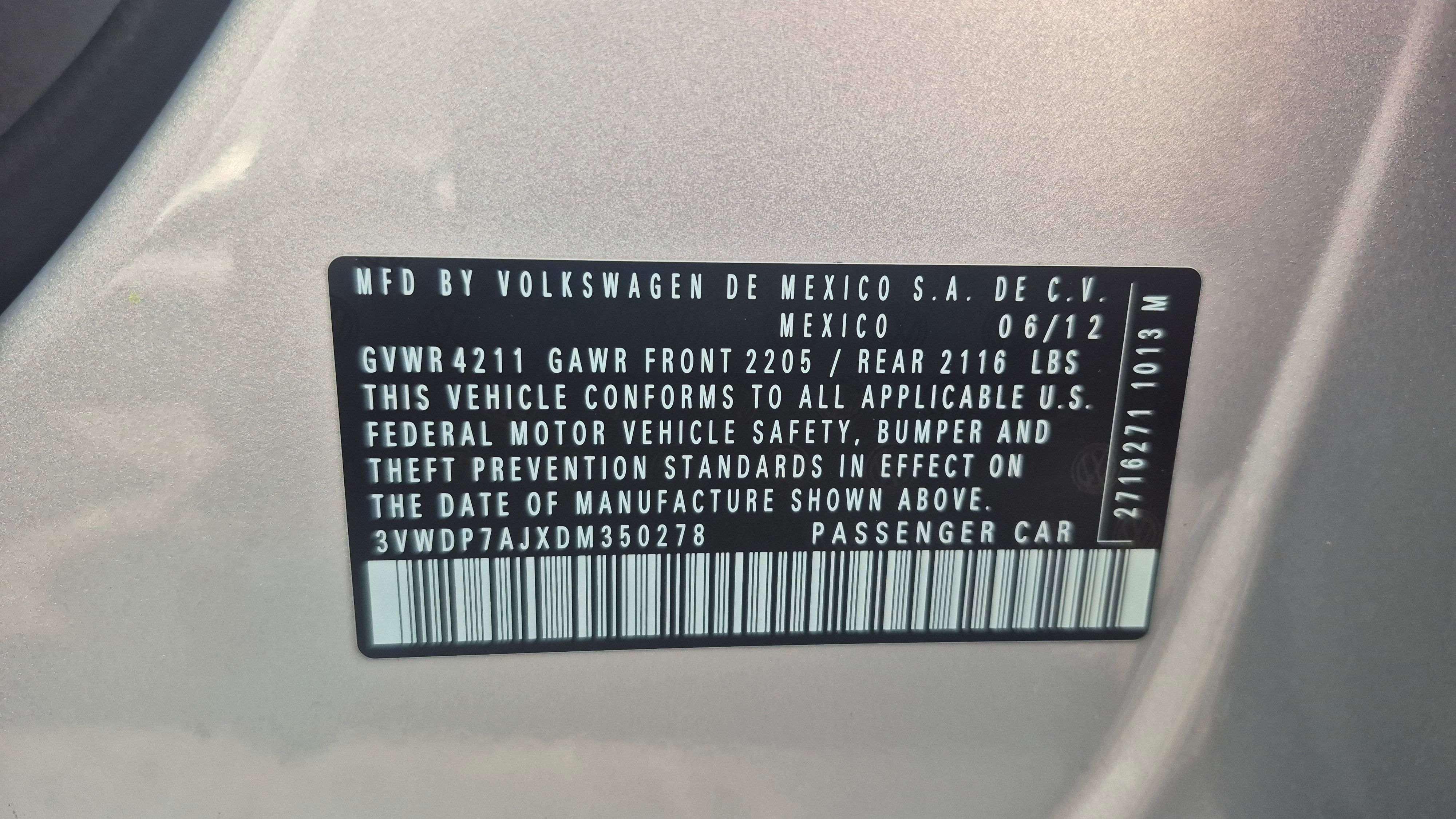 Used 2013 Volkswagen Jetta SE FWD image 12
