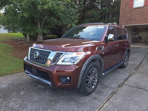 Used 2018 Nissan Armada Platinum w/ Captain Seat Package RWD image 1