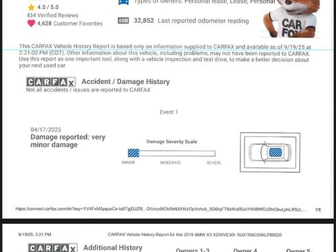 Used 2019 BMW X3 xDrive30i w/ Convenience Package image 29