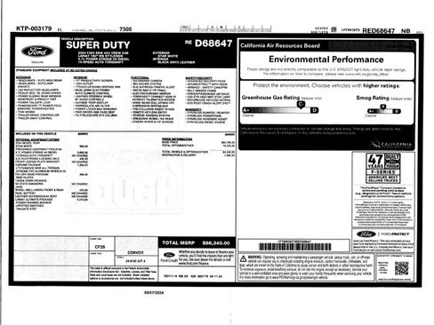 Used 2024 Ford F350 Lariat w/ Lariat Ultimate Package image 6