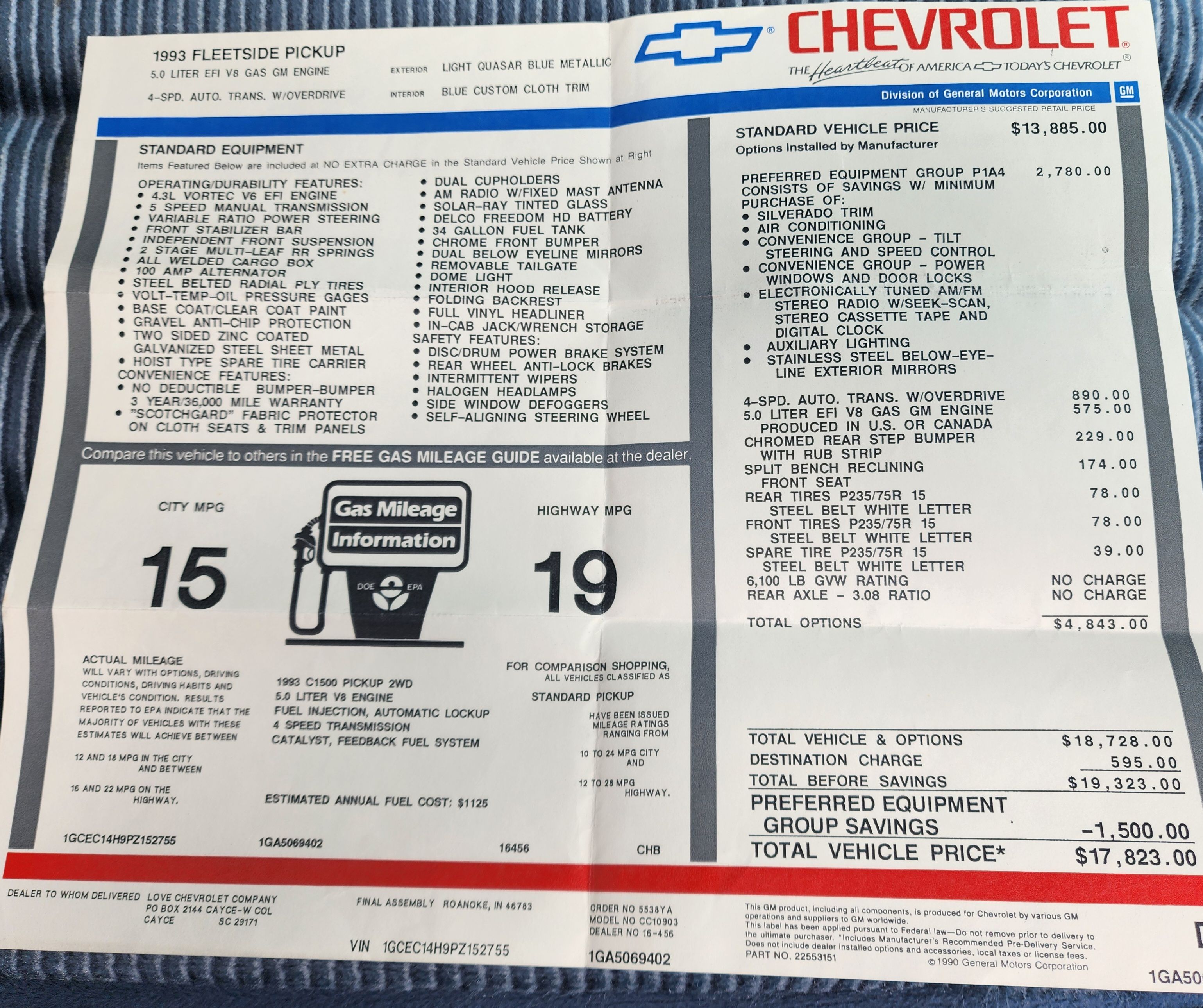 Used 1993 Chevrolet Silverado 1500 2WD Regular Cab image 11