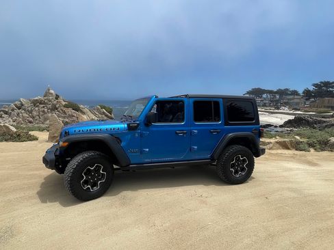 Used 2021 Jeep Wrangler Unlimited Rubicon 4xe w/ Cold Weather Group image 1