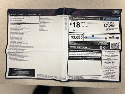 Used 2023 Land Rover Range Rover SE AWD/4WD image 10