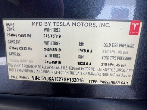 Used 2016 Tesla Model S 90D AWD/4WD image 19