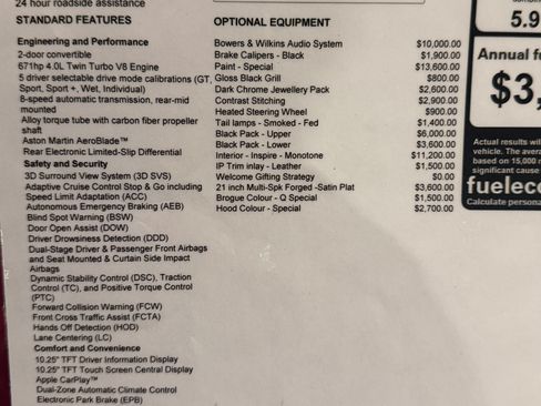 Used 2025 Aston Martin DB12 Convertible image 22