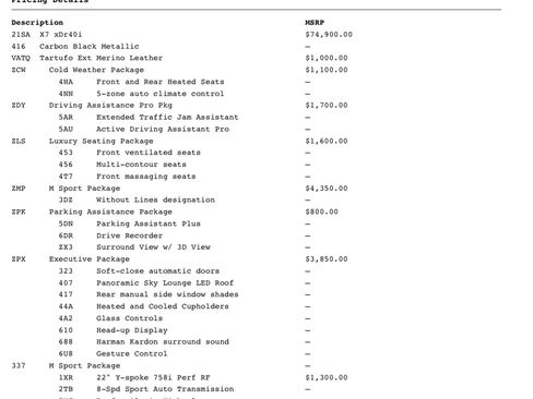 Used 2021 BMW X7 xDrive40i w/ M Sport Package image 24