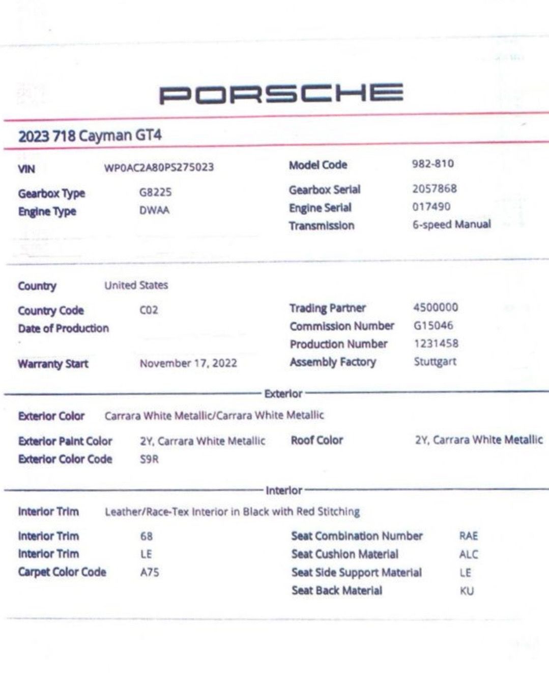 Used 2023 Porsche 718 Cayman GT4 RWD image 26