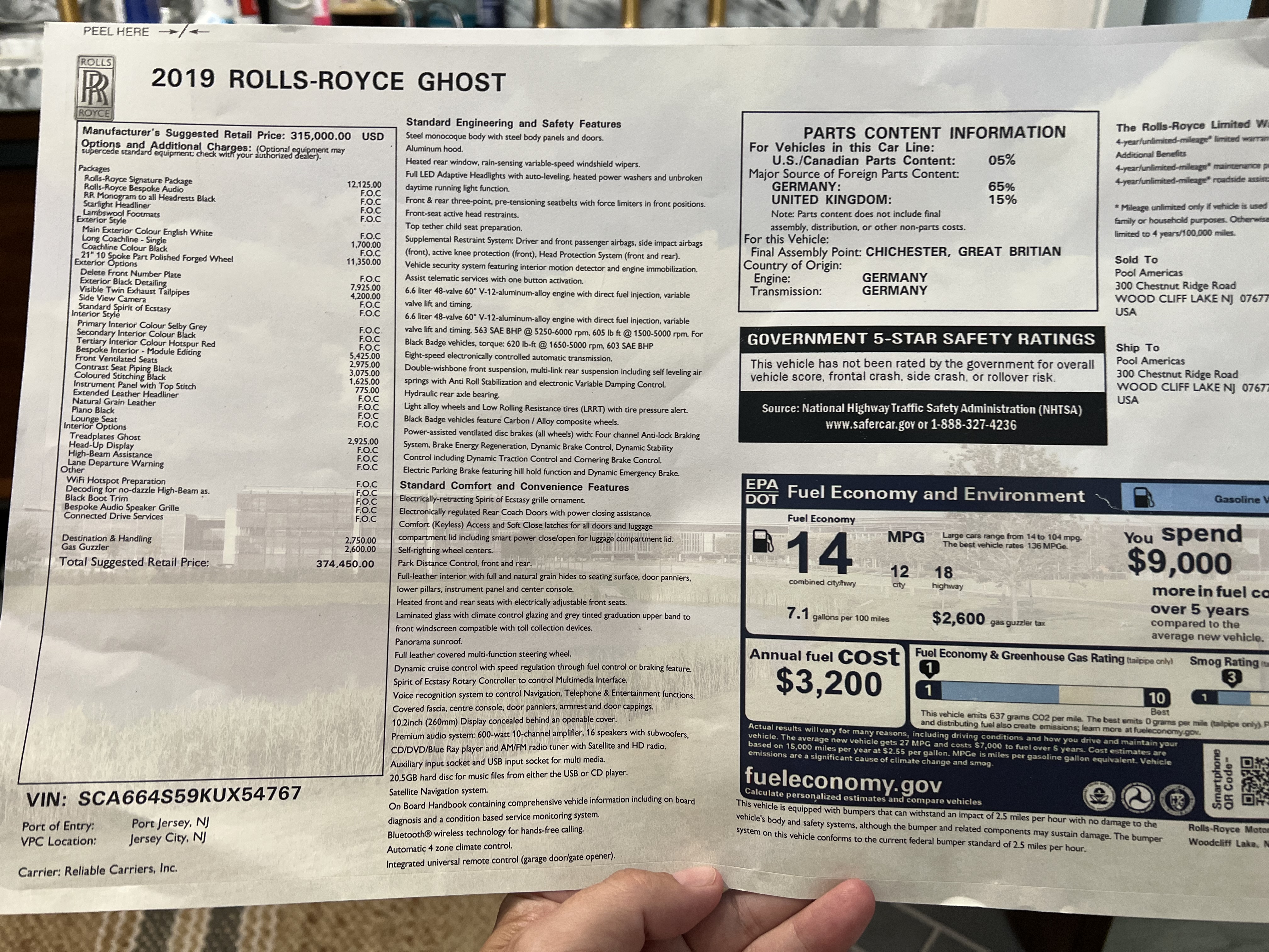 Used 2019 Rolls-Royce Ghost RWD image 29