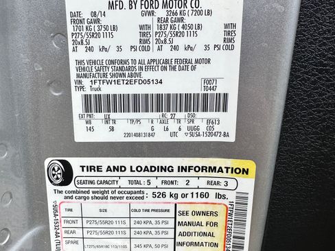 Used 2014 Ford F150 FX4 w/ Equipment Group 402A Luxury AWD/4WD image 12