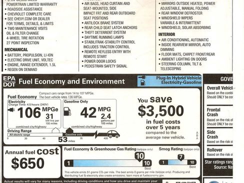 Used 2018 Chevrolet Volt Premier w/ Driver Confidence Package image 4