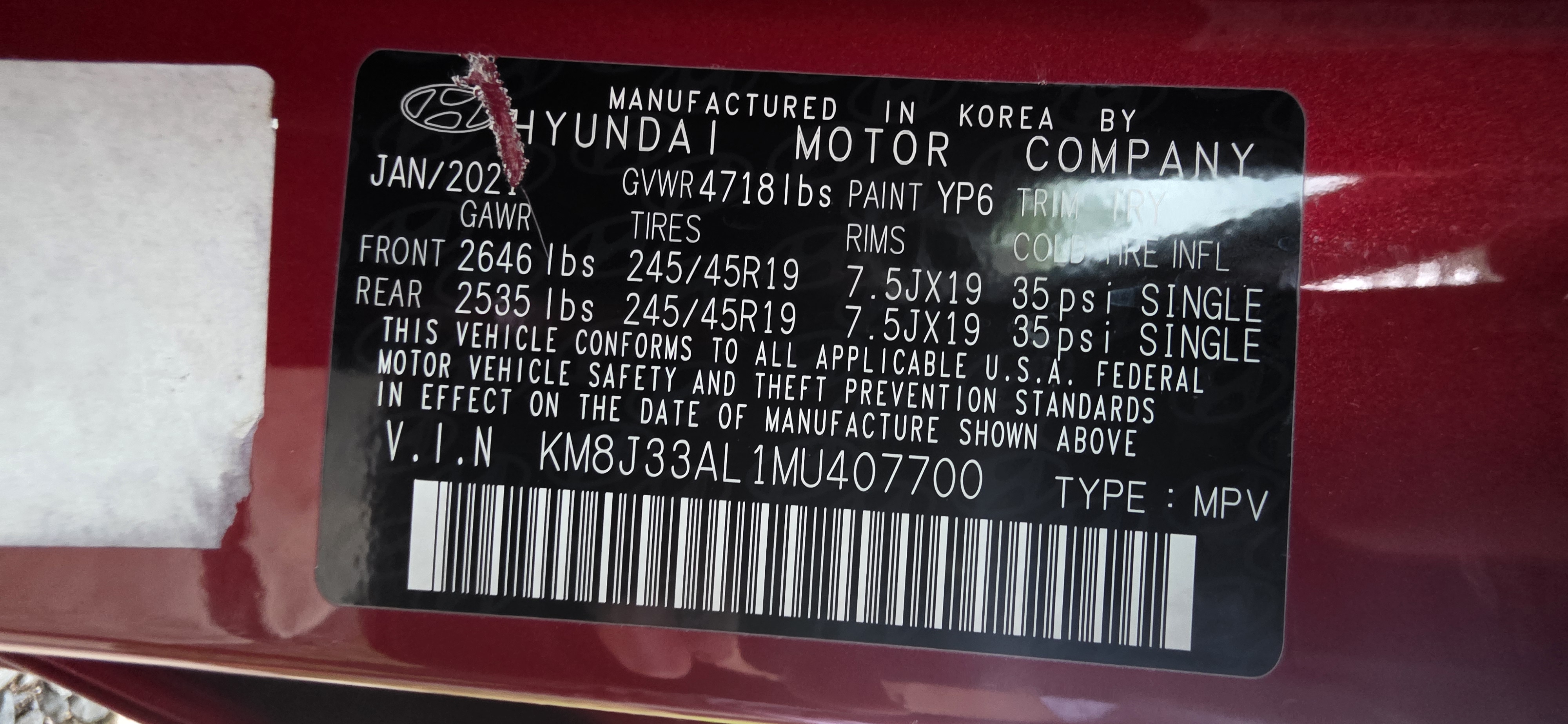 Used 2021 Hyundai Tucson Sport FWD image 28