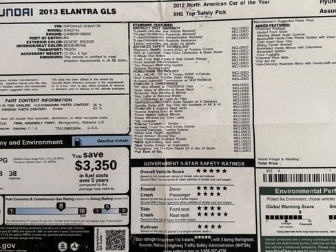 Used 2013 Hyundai Elantra GLS w/ Preferred Pkg image 17